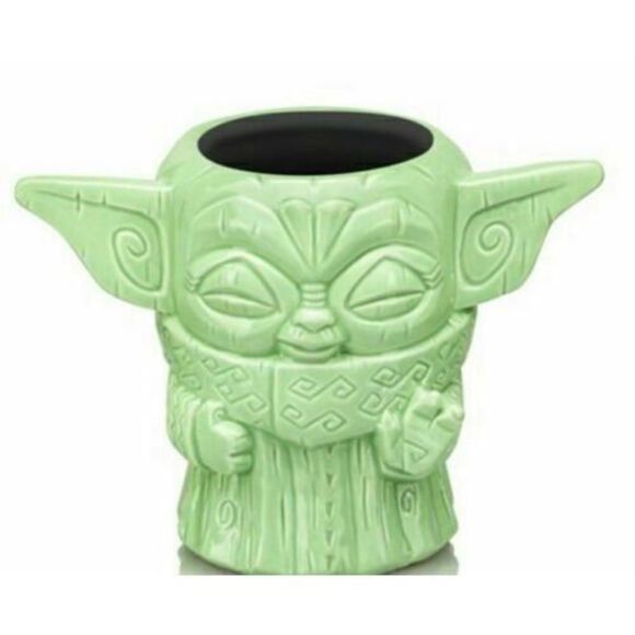 Star Wars Disney GeekiTikis Mandalorian The Child Force Pose 16 oz Ceramic Mug - Picture 1 of 12